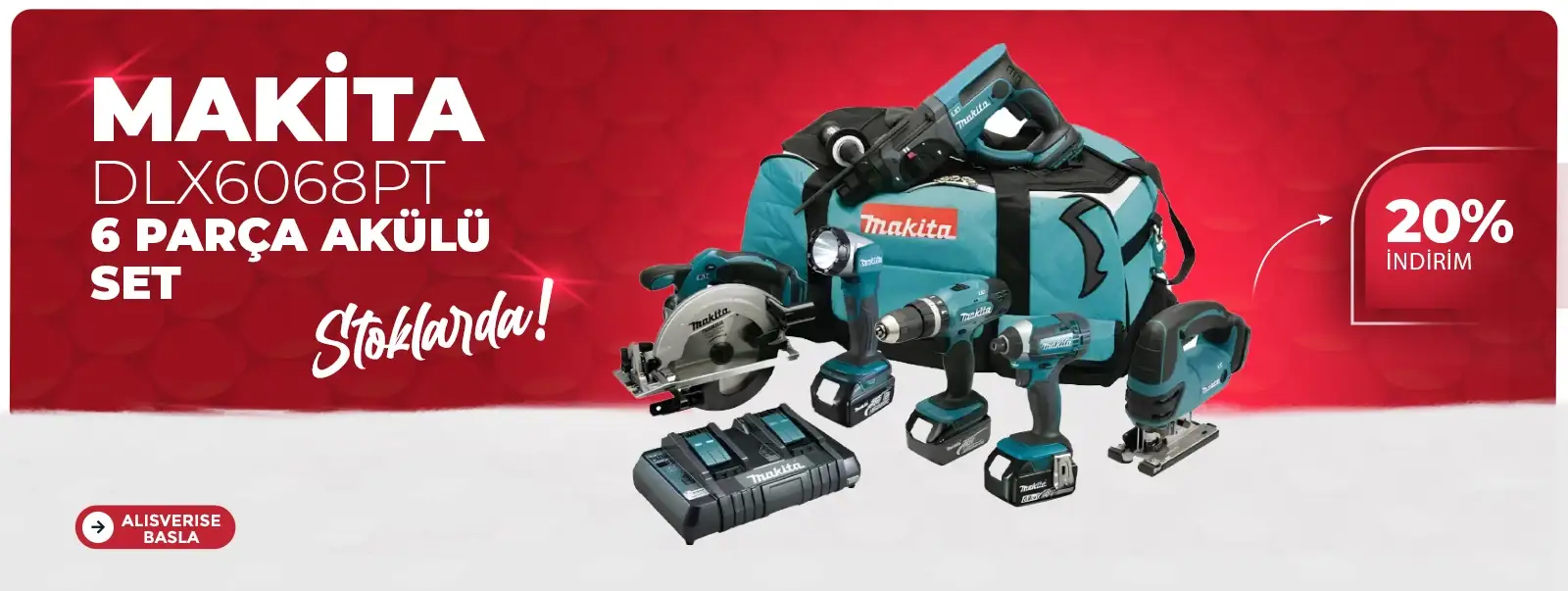 Makita 6 lı set kampanyalı fiyatla yollabana'da