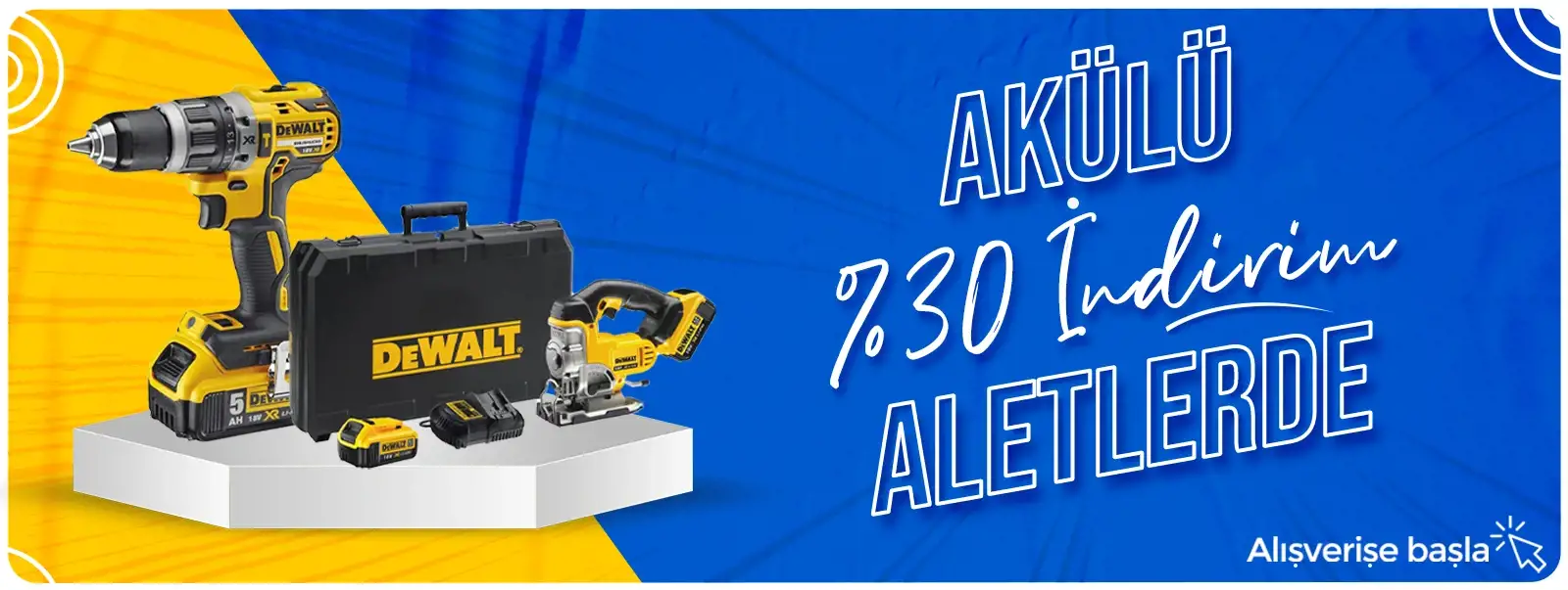 Akülü Aletler'de Kaçırılmayacak Fırsatlar Yollabana'da