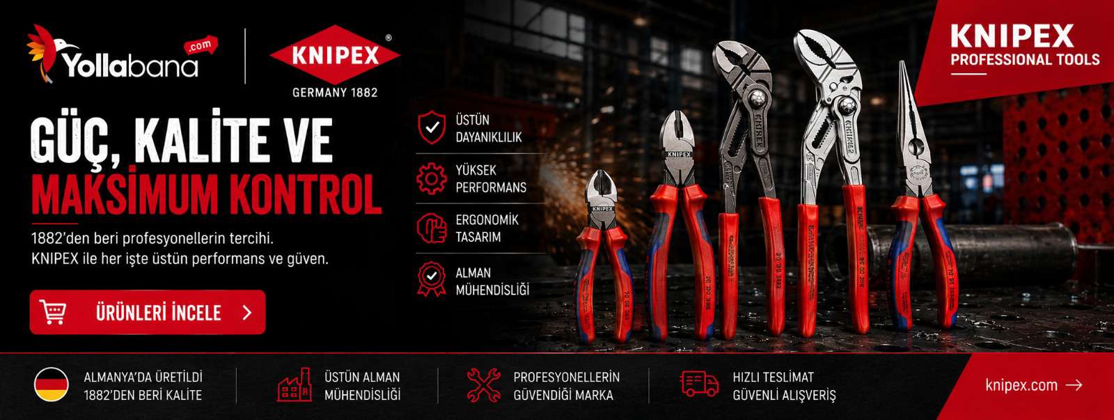 Knipex Yollabana Kampanya Knipex Yollabana Kampanya