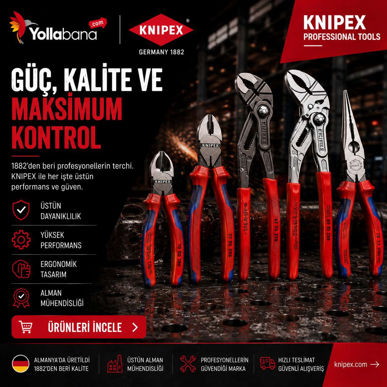 Knipex Yollabana Kampanya Knipex Yollabana Kampanya