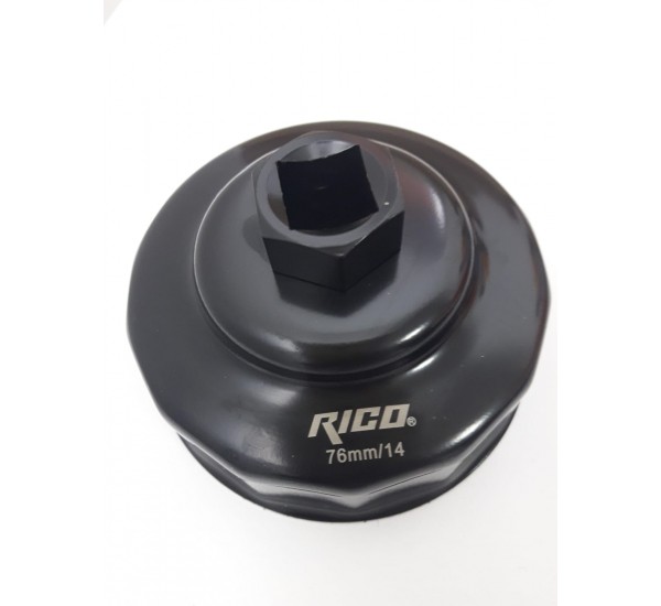 Rico 013-KK1216 1/2" Tas Tipi Yağ Filtre Anahtarı 76Mm 14 Kanal