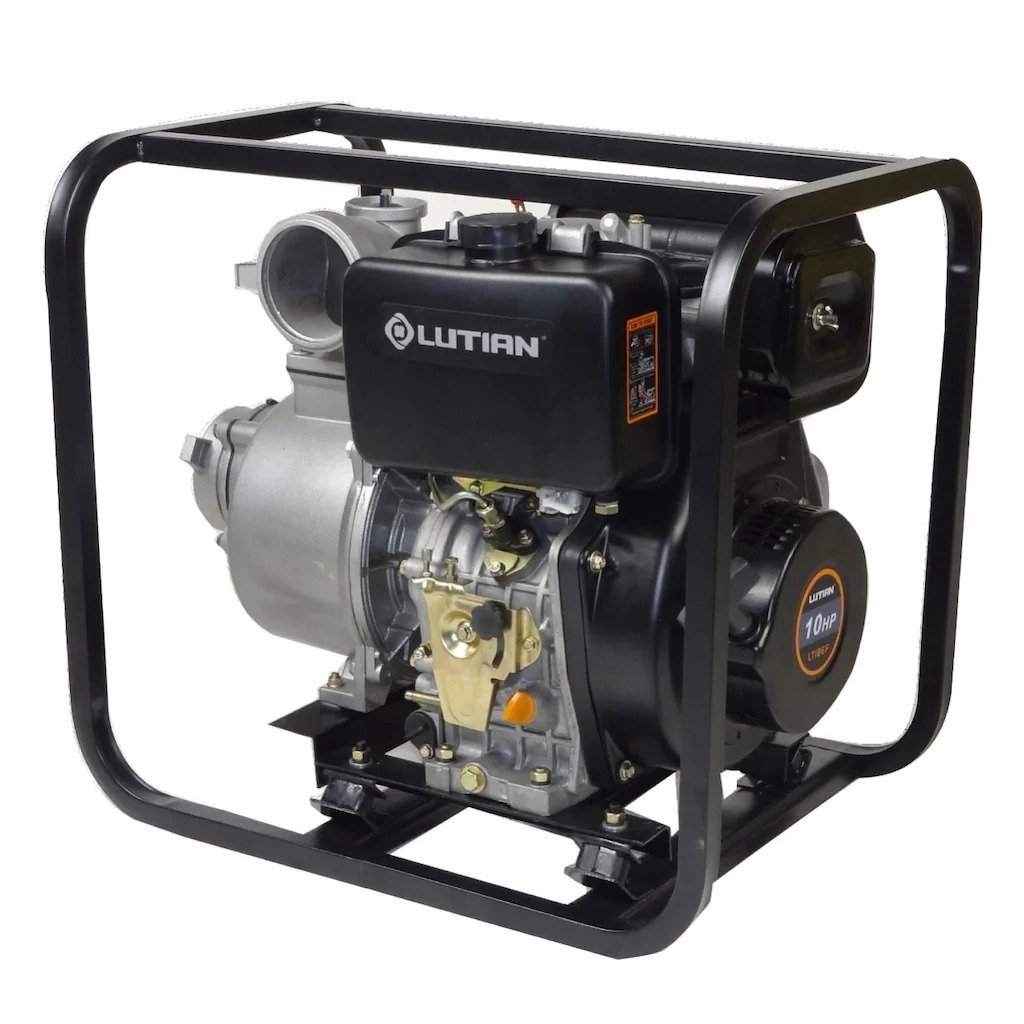 Lutian 100KB-4E Dizel Marşlı Motopomp 4" 9.0 Hp