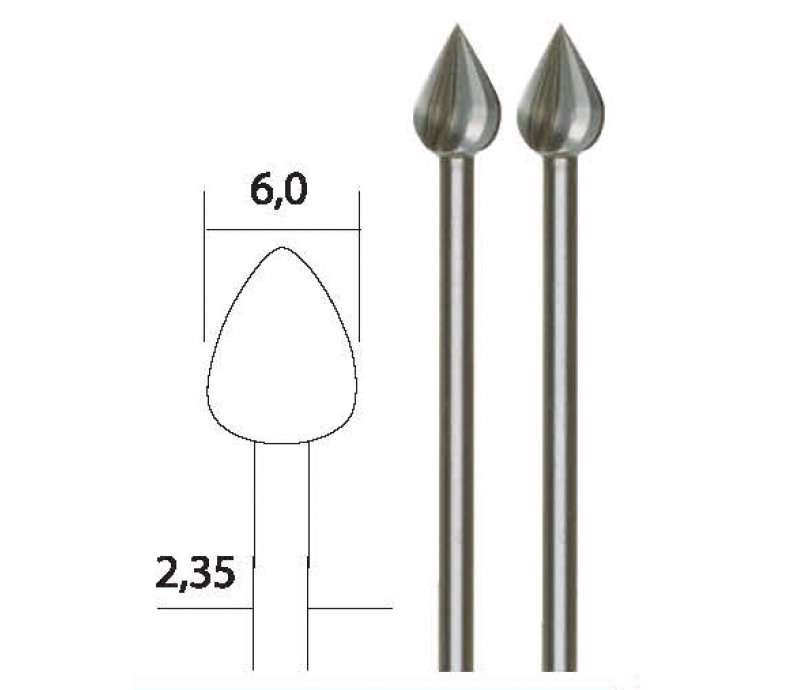 Proxxon 28724 Freze Uç Seti 2'li