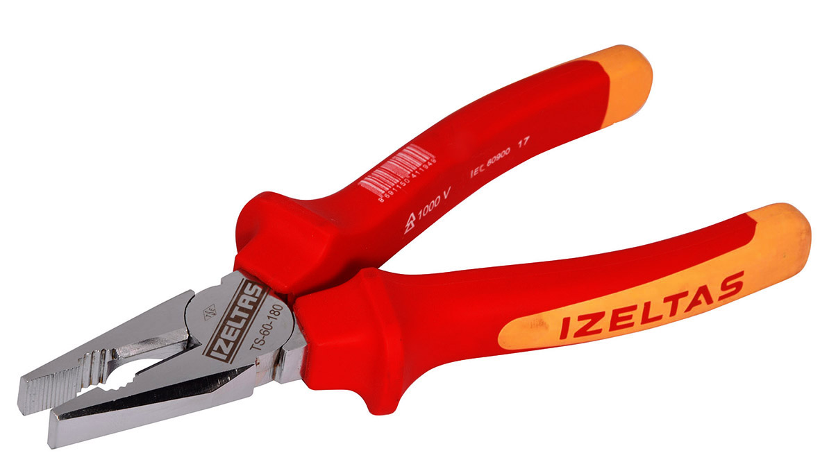İZELTAŞ 3020126160 160 Mm Kombine Pense Elektrikçi İzoleli 1000 V