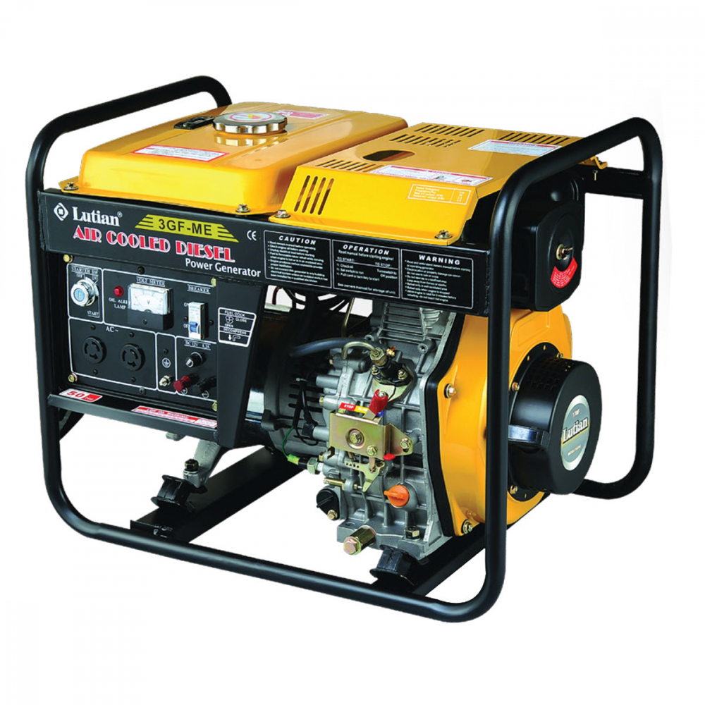 Lutian 3GF-ME Dizel Jeneratör 2.9 KW 220 V (Bakır Sargılı)