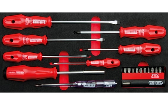 Cetaform 4000M-E1901 19 Parça Torex Düz-Ph Tornavida Ve Bits Seti