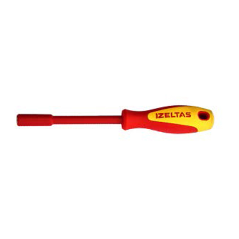 İZELTAŞ 4773190130 1000V Süngüsü İzoleli Lokma Uçlu Tornavida 13Mm