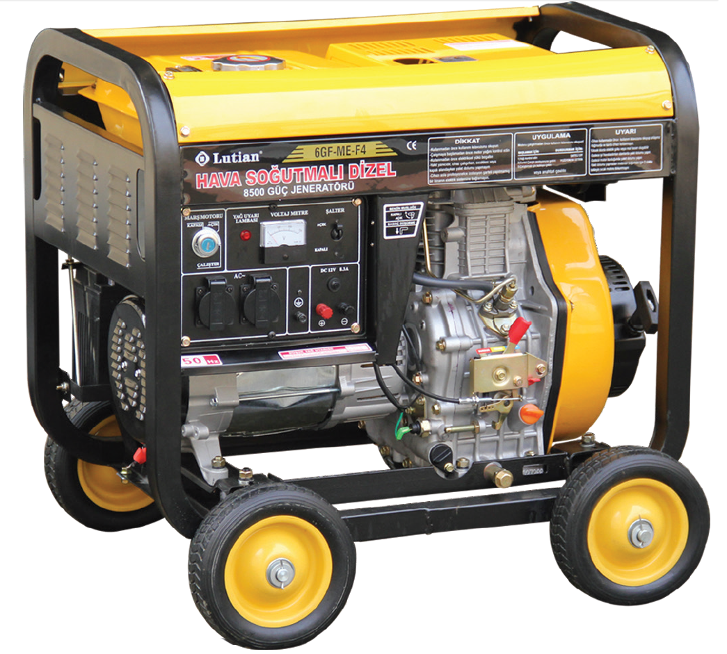 Lutian 6GFME3F4 Dizel Jeneratör 7.5 KW 380 V (Bakır Sargılı)