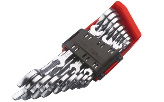 Cetaform B10-P12 12 Parça Çatal İki Ağız Anahtar Takımı (Plastik Klipsli)