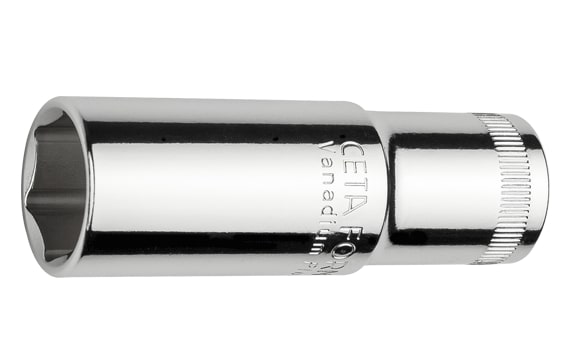 Cetaform C04-H110X 1/4" 6 Köşe Derin Lokma Anahtar  11Mm -  50Mm (Plastik Teşhir Kartlı)