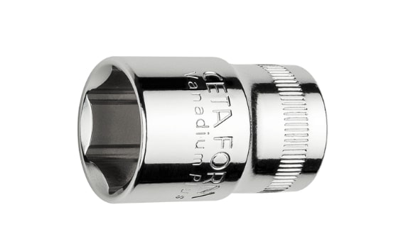 Cetaform C12-H06X 3/8" 6 Köşe Lokma Anahtarı  6Mm -28Mm (Plastik Teşhir Kartlı)