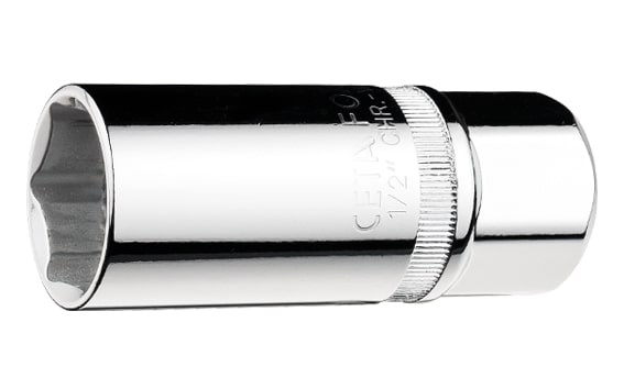 Cetaform C17-R21 3/8" 6 Köşe Buji Lokmaları (Contalı)  21Mm - 65Mm