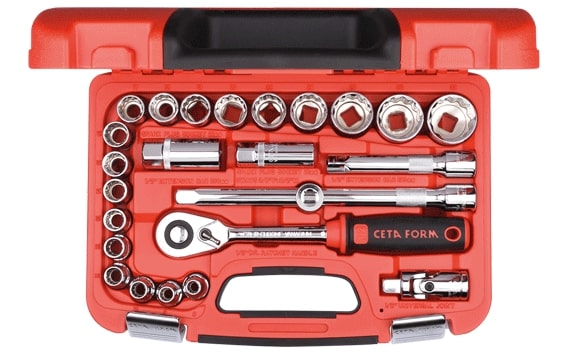 Cetaform C20-25PB2 25 Parça 1/2" 12 Köşe Yıldız Lokma Takımı (Plastik Çanta)