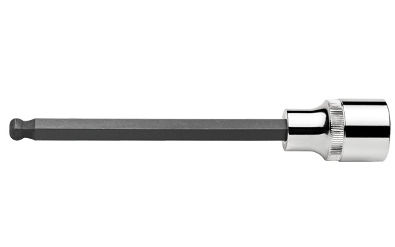 Cetaform C28S-HB05XL 1/2" Topbaşlı Allen  Uçlu Lokma - Ekstra Uzun Tip  5Mm - 140Mm