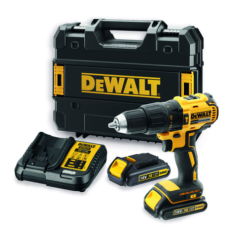 Dewalt DCD778S2T Kömürsüz 18V 1.5 Ah Şarjlı Darbeli Vidalama+Çift Akü+Taşıma Çantası
