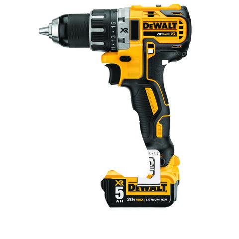 Dewalt DCD791P2 18Volt/5.0Ah Li-İon Çift Akülü Kömürsüz Profesyonel Vidalama