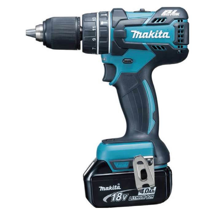 Makita DHP480RME Akülü Darbeli Matkap Vidalama 18V  4.0 Ah (1/2")