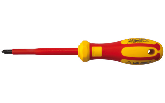 Cetaform G03-001-080 C-Plus 1000V Pozidriv Uçlu Tornavida (Vde)  Pz1 - 80Mm