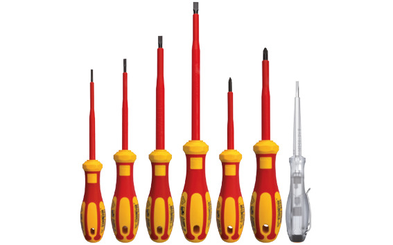Cetaform G99-702 8 Parça C-Plus 1000V Tornavida Takımı (Vde) - Düz/Pozidriv + Kontrol Kalemi
