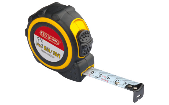 Cetaform P03A-0525N C-Pro Şerit Metre (Inch/Metrik)  5M-16Ft - 25Mm