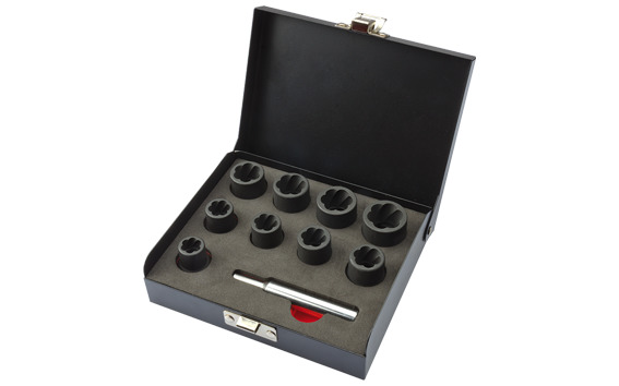 Cetaform R32-M10 10 Parça 1/2" Spiral Lokma Takımı (Aşınmış Civatalar İçin)