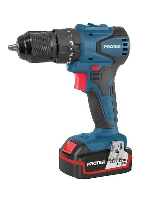 Proter PST 522 BL Kömürsüz Darbeli 10 mm Şarjlı Matkap