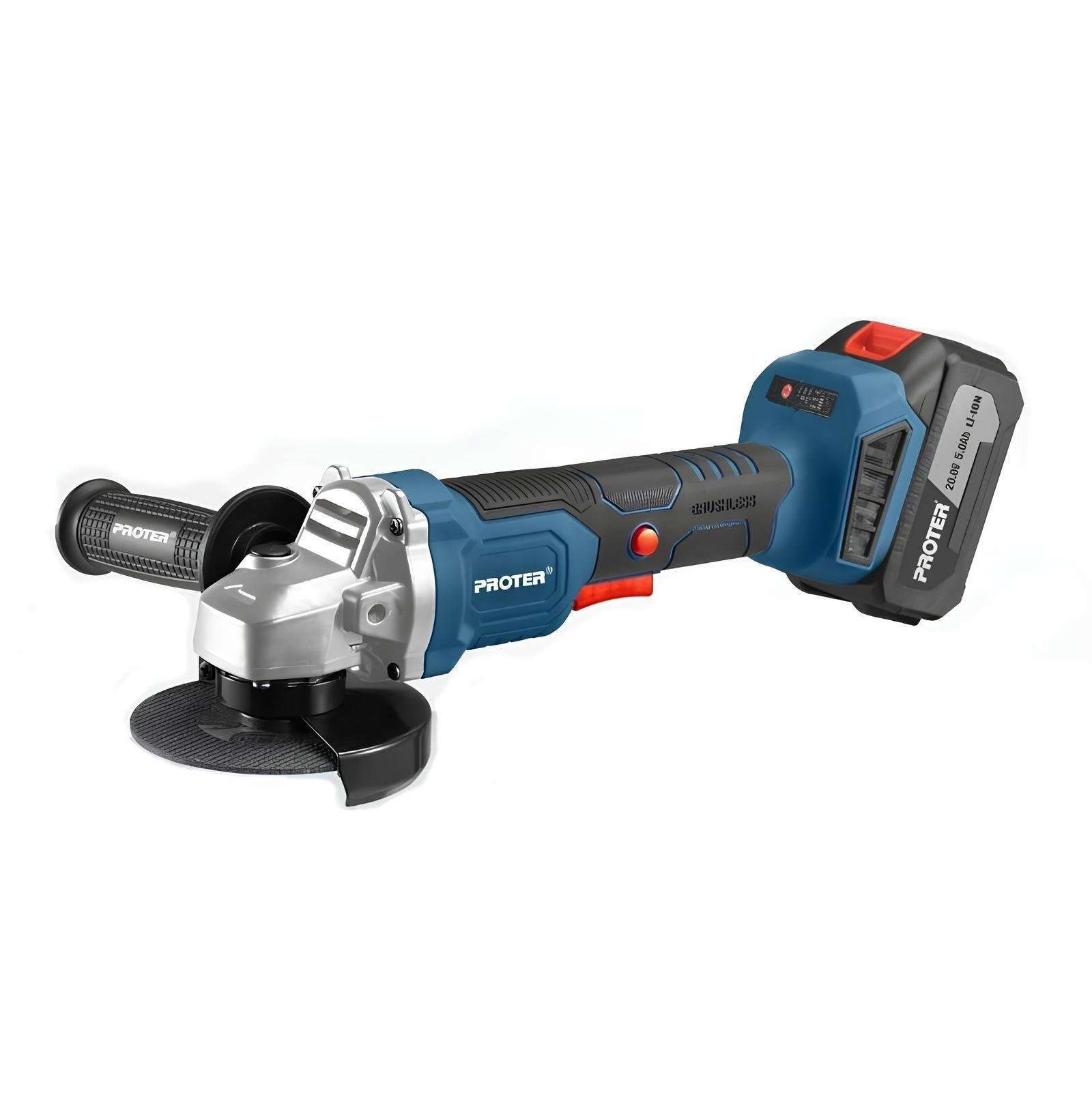 Proter PST 905 E Akülü Avuç Taşlama 20 V 5.0 Ah