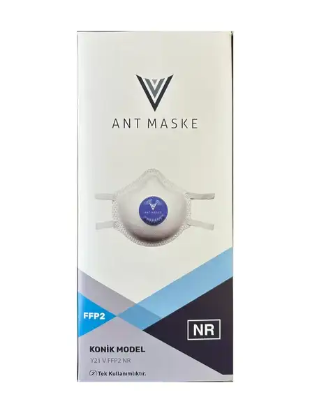 Ant FFP2 NR Ventilli Toz Maskesi y21v 25'li Paket