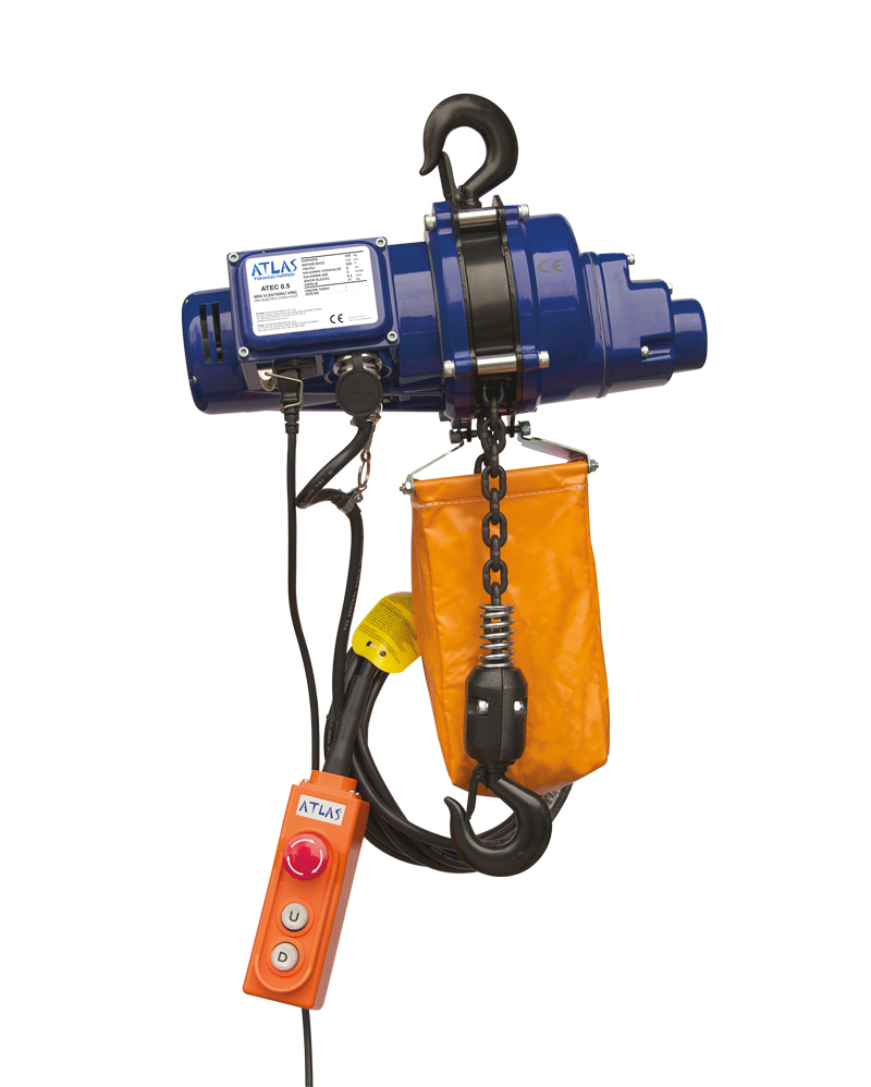 ATLAS ATEC05 500 Kg 6 Mt Elektrikli Zincirli Vinç