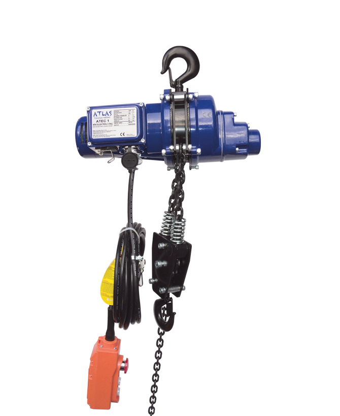 ATLAS ATEC1 1000 Kg 6 Mt Elektrikli Zincirli Vinç
