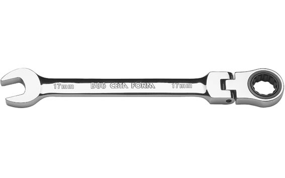 Cetaform B06-09X C-Gear Cırcırlı Kombine Anahtar (Mafsallı) 9*160 Mm  (Tehşir Kartlı)