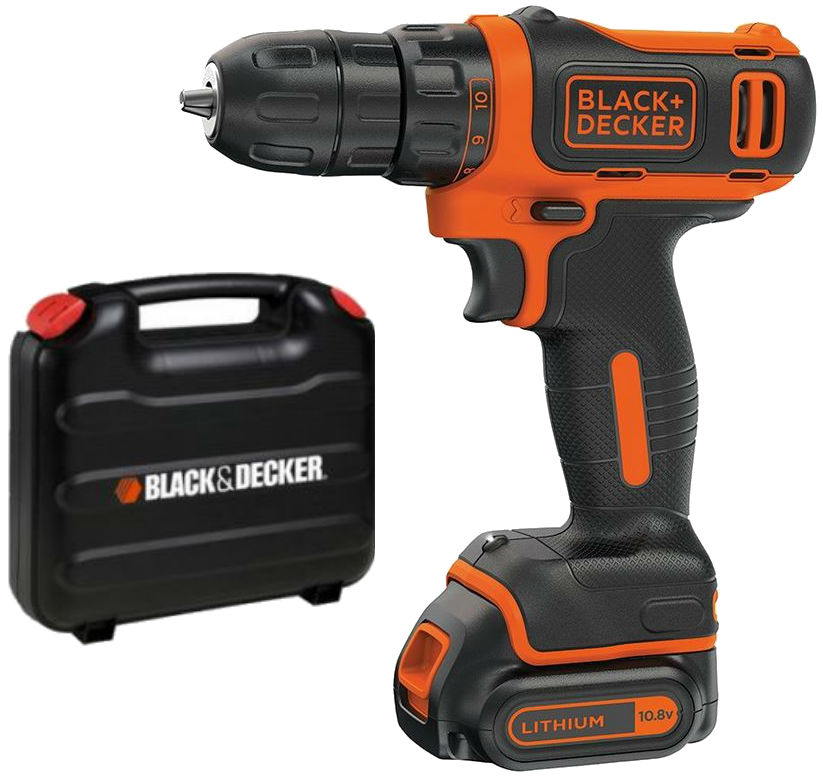 Black&Decker BDCDD12K - 10.8Volt/1.5Ah Li-ion Akülü Vidalama