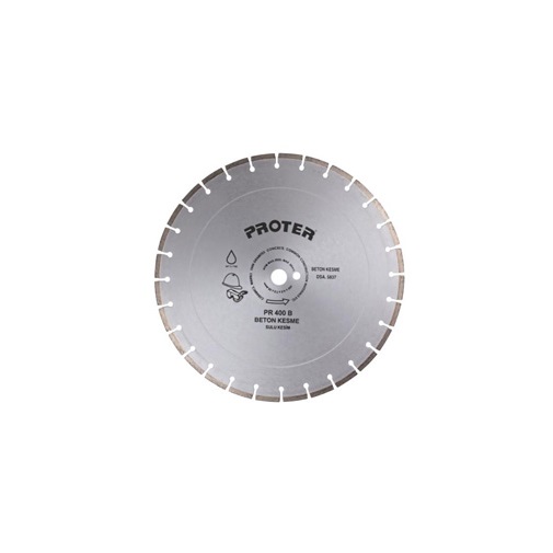 PROTER PR 350 B Beton Kesme Elmas Testere Bıçağı (Sulu Kesim) 350 Mm