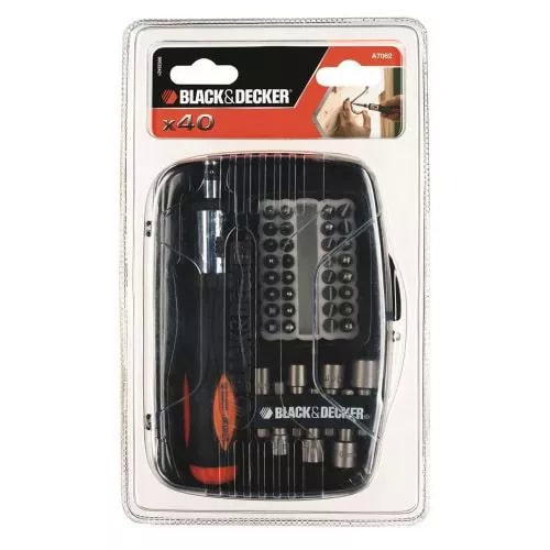 Black&Decker A7062 40 Parça Cırcırlı Tornavida Seti