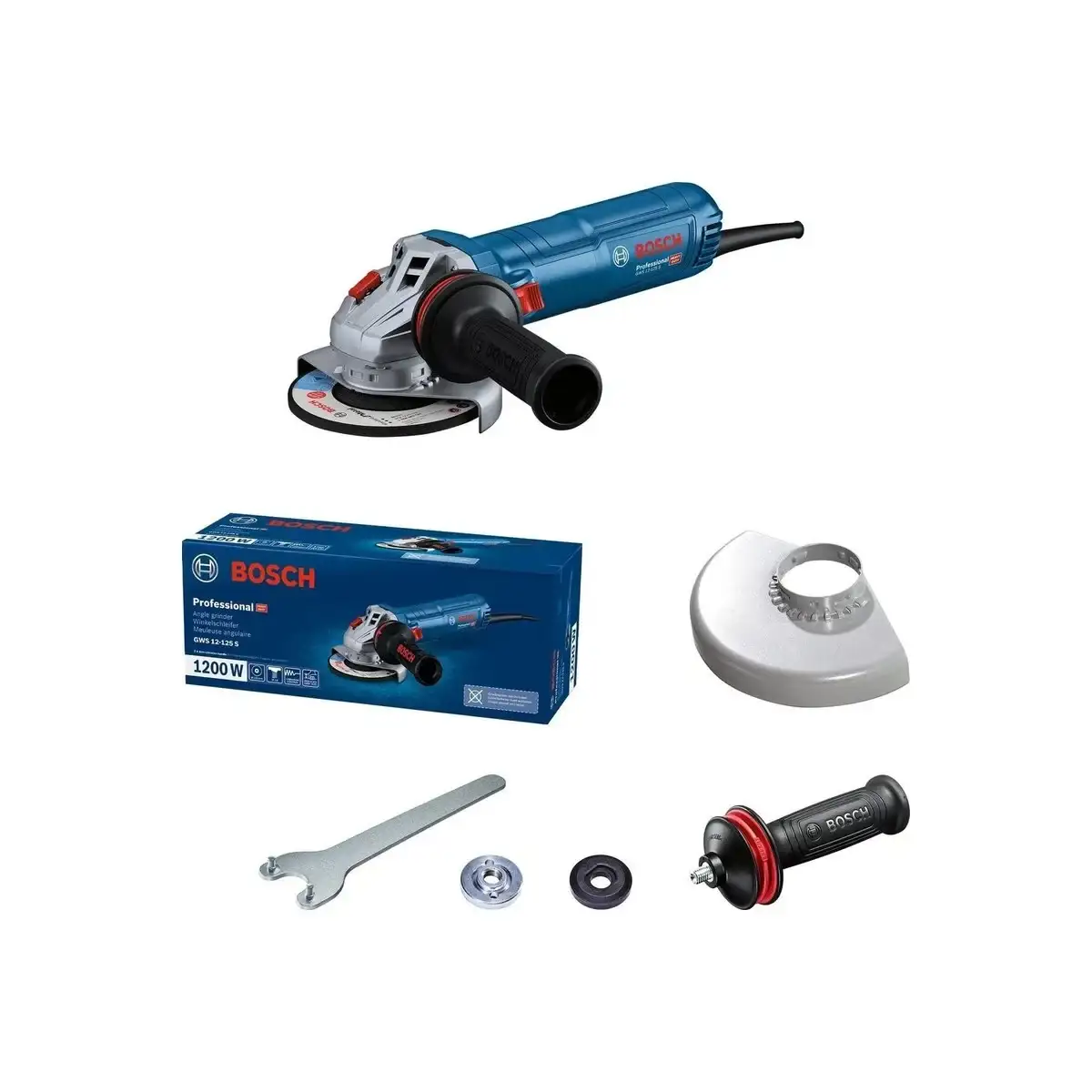 Bosch Professional GWS 12-125 S Avuç Taşlama Makinesi