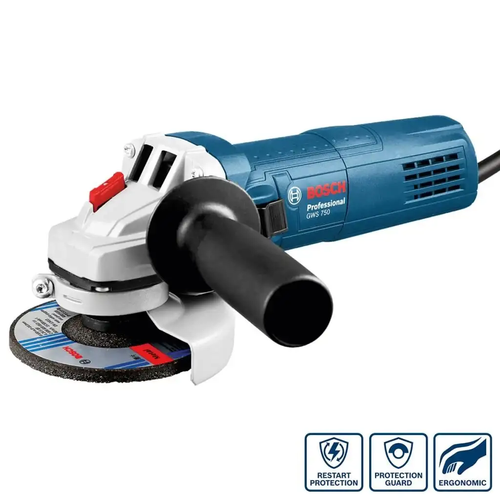 Bosch Professional GWS 750 Avuç Taşlama Makinesi (115 mm) 0601394000