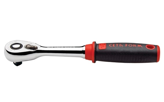 Cetaform C01-12 1/4" Düğmeli Cırcır Kolu