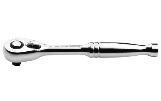 Cetaform C01-12MR 1/4" Düğmeli Cırcır Kolu (Metal Saplı)