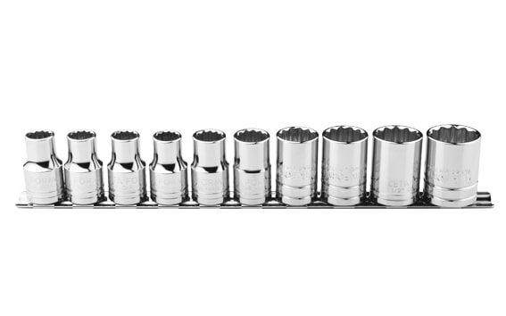 Cetaform C02A-RB10 10 Parça 1/4" 12 Köşe Yıldız Lokma Anahtar Takımı - Sae