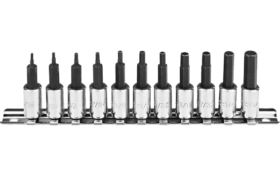 Cetaform C08AS-RHX11 11 Parça 1/4" Allen Uçlu Lokma Takımı