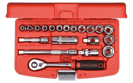 Cetaform C10-20PH2 20 Parça 3/8" 6 Köşe Lokma Takımı (Plastik Kutulu)