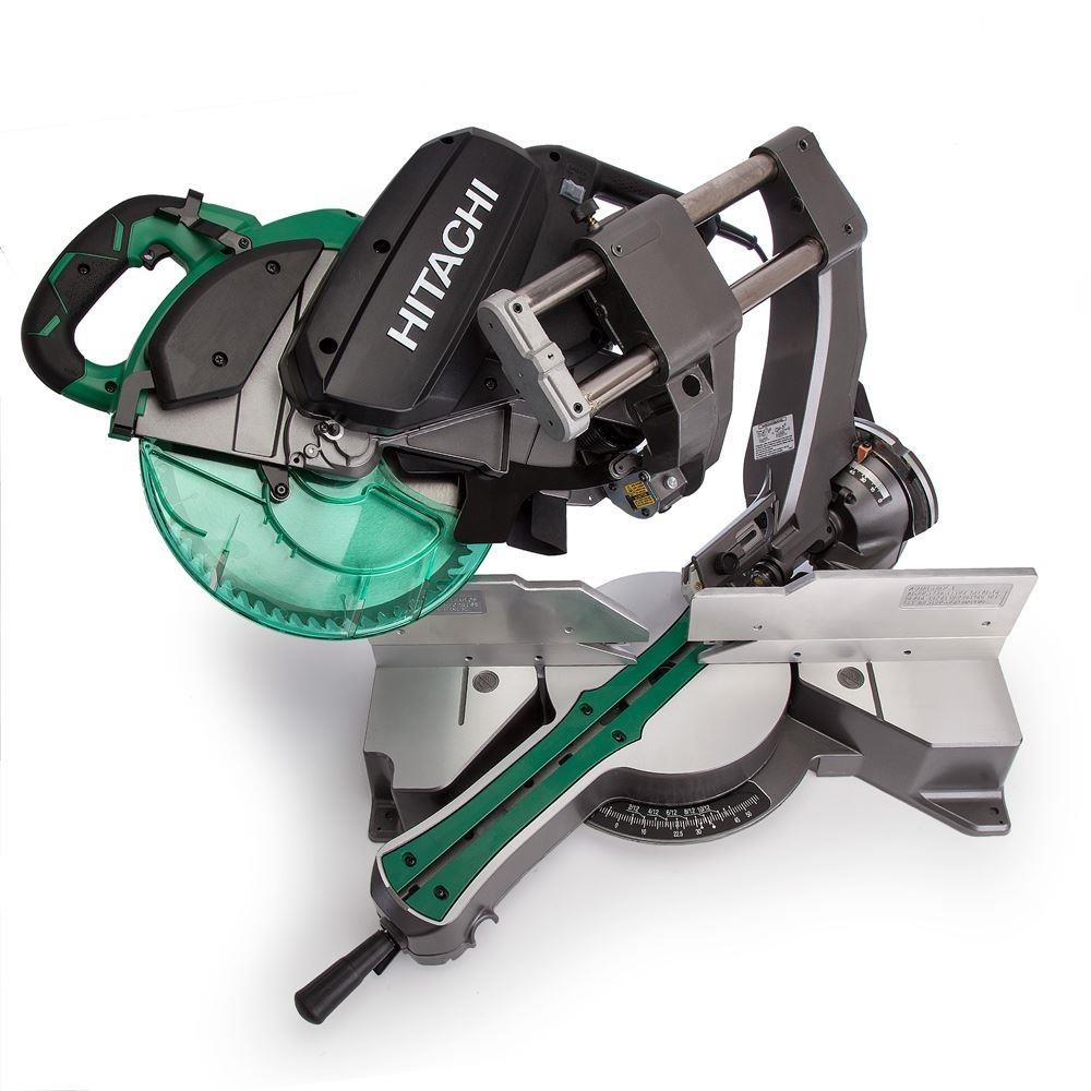 HITACHI C12RSH2 1520W 305Mm Profesyonel Sağ/Sol Zıvanalı Ve Raylı Gönye Kesme