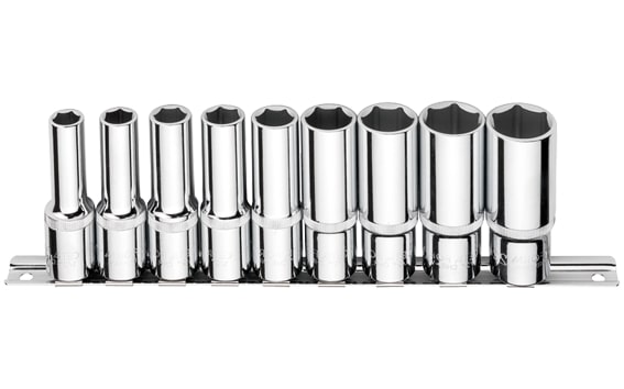 Cetaform C14-R09 9 Parça 3/8" 6 Köşe Derin Lokma Anahtar Takımı