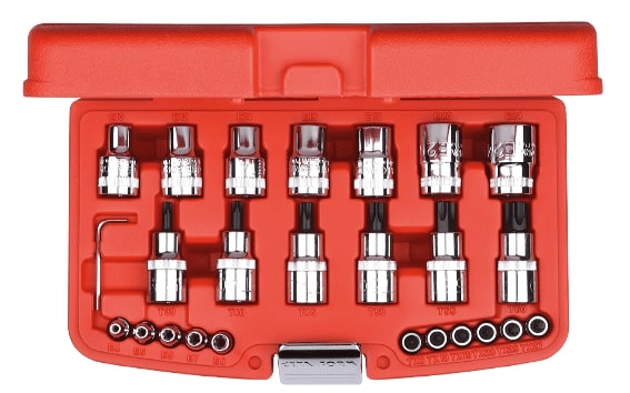 Cetaform C20-25PT 25 Parça 1/4" + 1/2" Torx Lokma Takımı