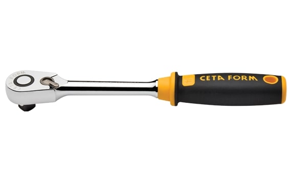 Cetaform C21-11 1/2" Düğmeli Cırcır Kolu (Kompakt Kafa)  32Mm - 255Mm