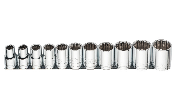Cetaform C22A-RB11 9 Parça 1/2" 12 Köşe Yıldız Lokma Anahtar Takımı - Sae