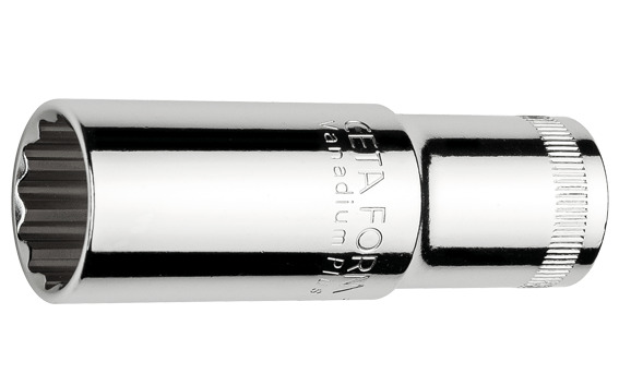 Cetaform C24-B17X 1/2" 12 Köşe Yıldız Derin Lokma Anahtar  17Mm - 77Mm