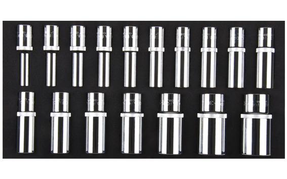 Cetaform C24-E17H 17 Parça 1/2" Derin Lokma Anahtar Takımı