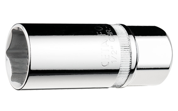 Cetaform C27-R21M 1/2" 6 Köşe Buji Lokması (Mıknatıslı)  21Mm - 67Mm
