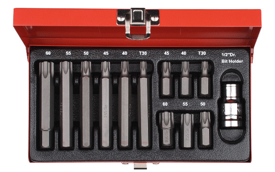 Cetaform C28-TS13 13 Parça H10 Torx Lokmalı Bits Uç Takmı